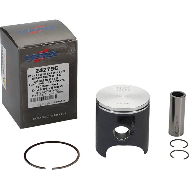 Picture of Vertex Piston 09-24 KTM 85 SX 85cc Cast Race Piston Kit