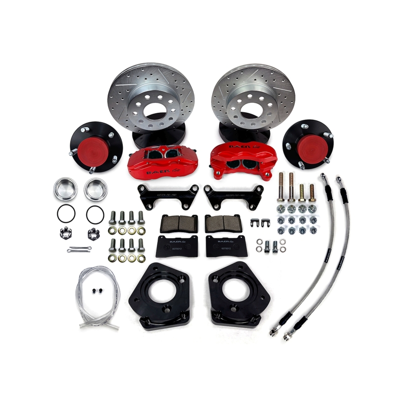 Picture of Baer Brakes 70 Ford Fairlane 11in SS4 Alum Hub Front SDZ Brake Kit - Silver