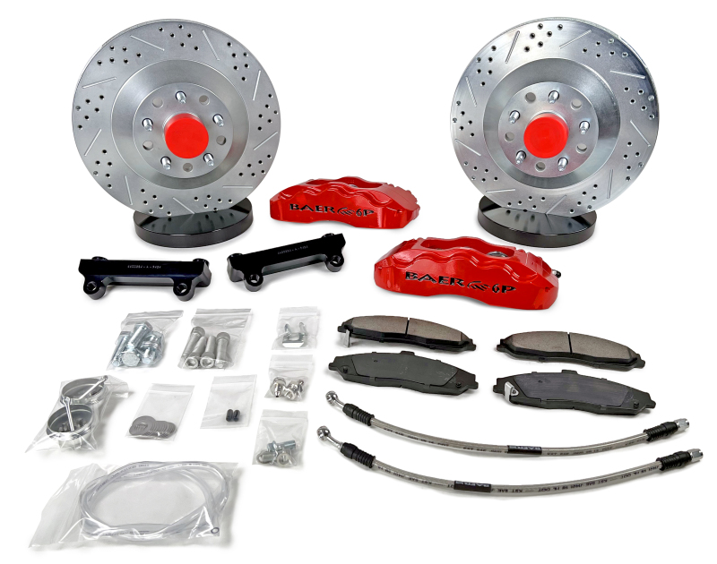 Picture of Baer Brakes 71-73 Ford Mustang 13in Pro Front SDZ Brake Kit - Grabber Blue