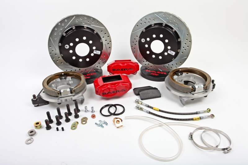 Picture of Baer Brakes 73-77 Buick Century 13in SS4+ Rear SDZ Brake Kit - Silver