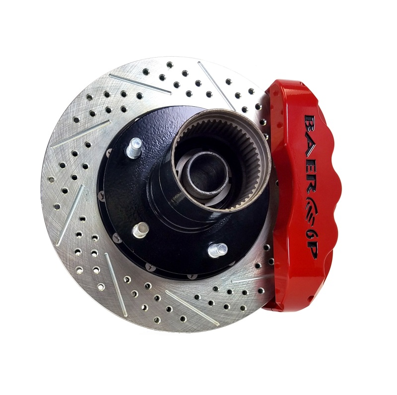 Picture of Baer Brakes 76-77 Ford Bronco 11.9in Pro+ Front Brake Kit-Red-