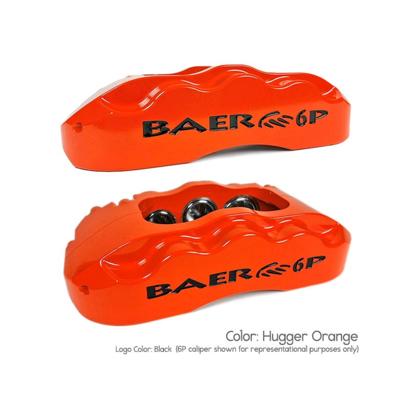 Picture of Baer Brakes 79-93 Ford Mustang STD Studs 14in Extreme+ Front SDZ Brake Kit - Hugger Orange