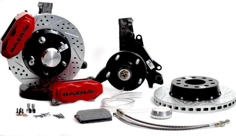 Picture of Baer Brakes 82-92 Chevrolet Camaro STD Studs 11in SS4+ Front SDZ Brake Kit - Hugger Orange