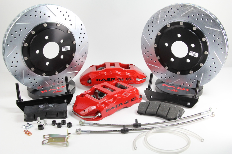 Picture of Baer Brakes 84-87 Chevrolet Corvette 14in Extreme+ Rear SDZ Brake Kit - Hugger Orange
