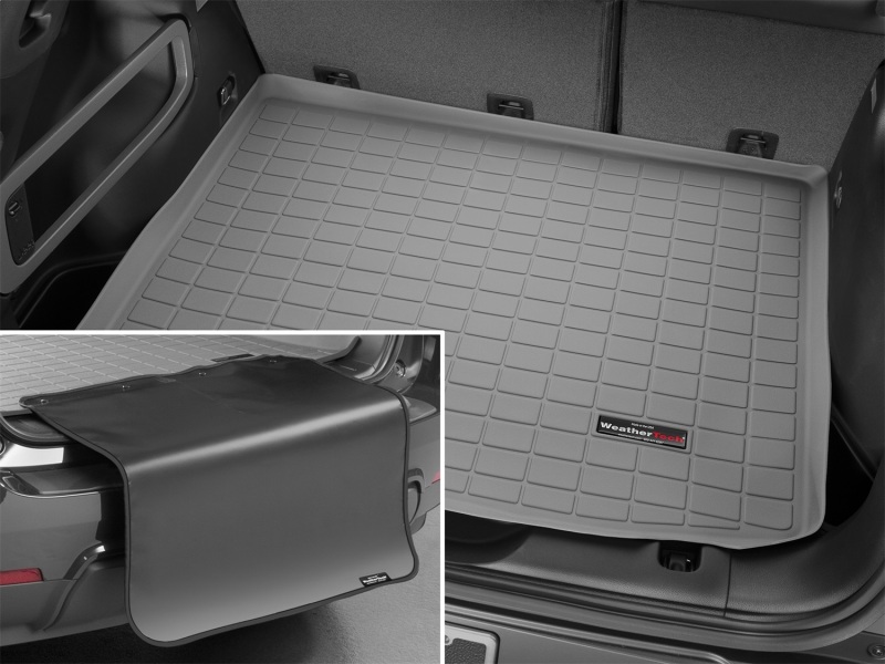 Picture of WeatherTech 25 - 26 Lexus UX Hybrid Cargo Liner w/ Bumper Protector Behind 2nd Row - Grey