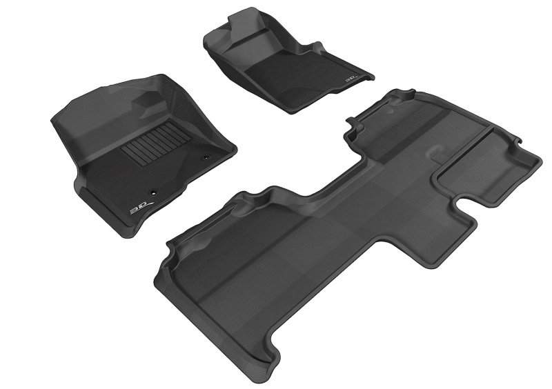 Picture of 3D MAXpider ACE Kagu-Combo-Black Floor Mats - L1FR07401509