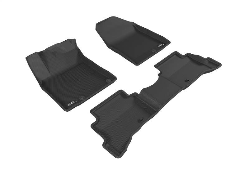 Picture of 3D MAXpider ACE Kagu-Combo-Black Floor Mats - L1HY07801509