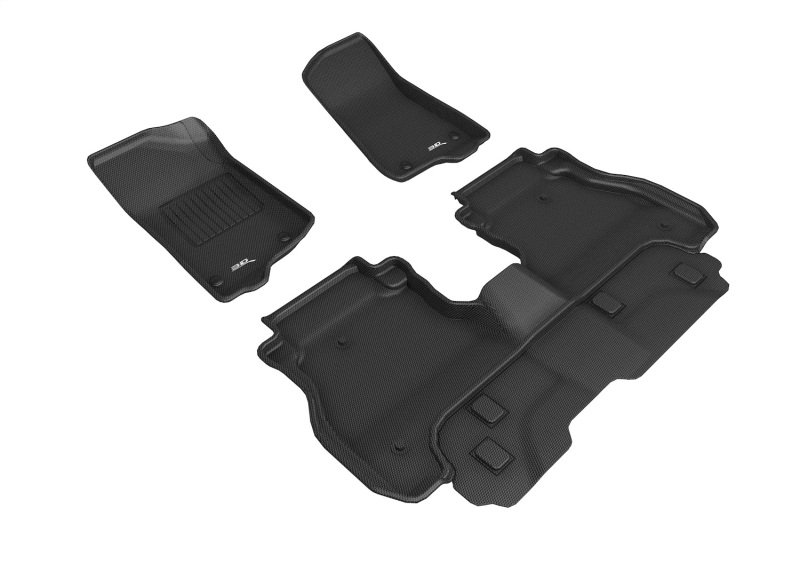 Picture of 3D MAXpider ACE Kagu-Combo-Black Floor Mats - L1JP02201509