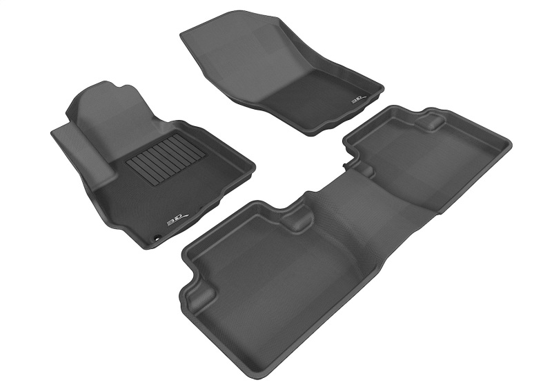 Picture of 3D MAXpider ACE Kagu-Combo-Black Floor Mats - L1MT01001509