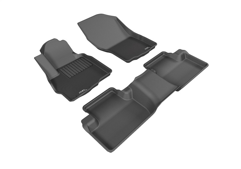 Picture of 3D MAXpider ACE Kagu-Combo-Black Floor Mats - L1MT03601509