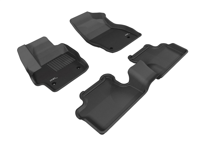 Picture of 3D MAXpider ACE Kagu-Combo-Black Floor Mats - L1MZ01301509