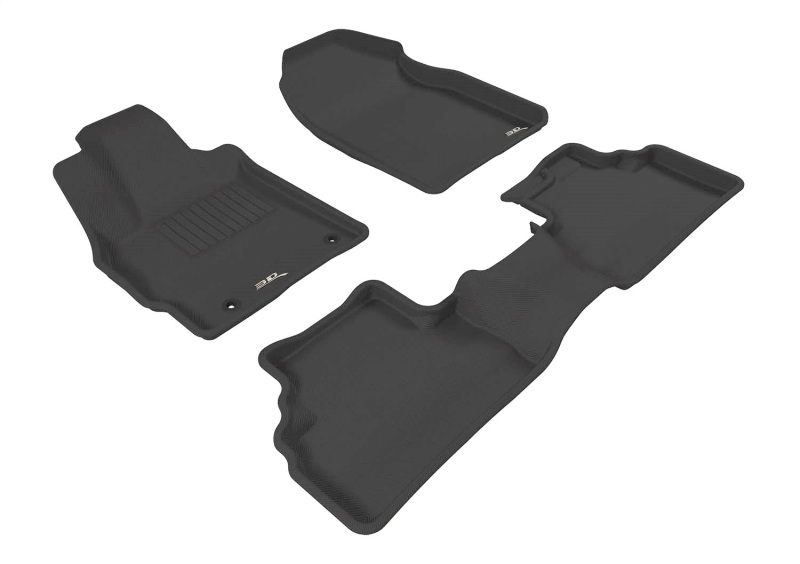 Picture of 3D MAXpider ACE Kagu-Combo-Black Floor Mats - L1MZ01601509