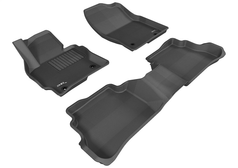 Picture of 3D MAXpider ACE Kagu-Combo-Black Floor Mats - L1MZ03801509