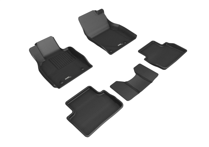 Picture of 3D MAXpider ACE Kagu-Combo-Black Floor Mats - L1MZ06701509