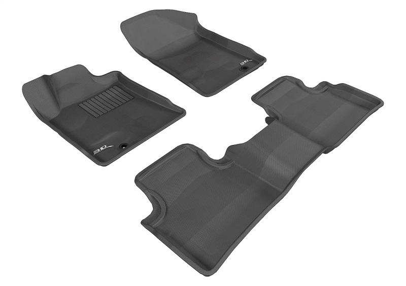 Picture of 3D MAXpider ACE Kagu-Combo-Black Floor Mats - L1NS03001509