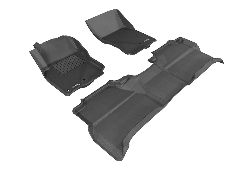 Picture of 3D MAXpider ACE Kagu-Combo-Black Floor Mats - L1NS06101509