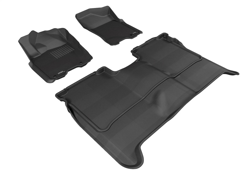 Picture of 3D MAXpider ACE Kagu-Combo-Black Floor Mats - L1NS06301509