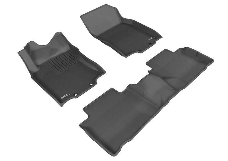 Picture of 3D MAXpider ACE Kagu-Combo-Black Floor Mats - L1NS06801509