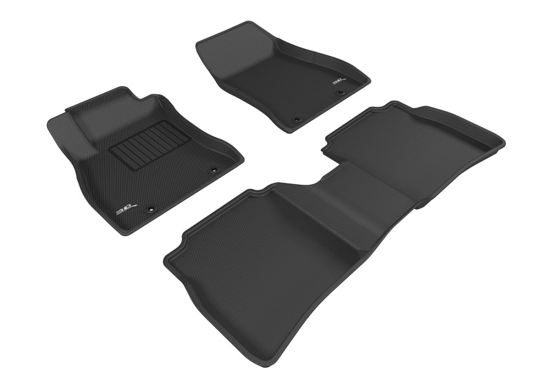 Picture of 3D MAXpider ACE Kagu-Combo-Black Floor Mats - L1NS07601509