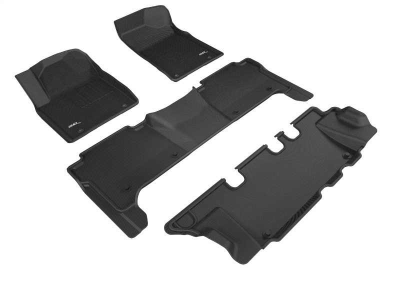 Picture of 3D MAXpider ACE Kagu-Combo-Black Floor Mats - L1NS10001509