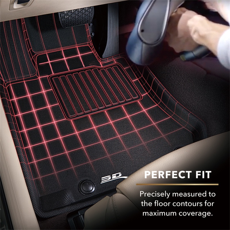 Picture of 3D MAXpider ACE Kagu-Combo-Black Floor Mats - L1PO00601509
