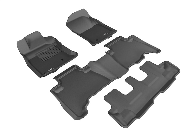Picture of 3D MAXpider ACE Kagu-Combo-Black Floor Mats - L1TY04401509