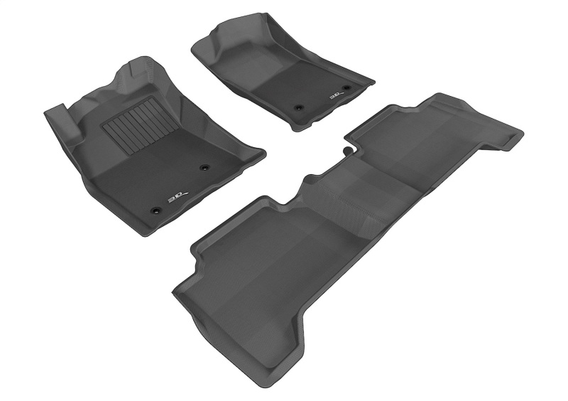 Picture of 3D MAXpider ACE Kagu-Combo-Black Floor Mats - L1TY05701509