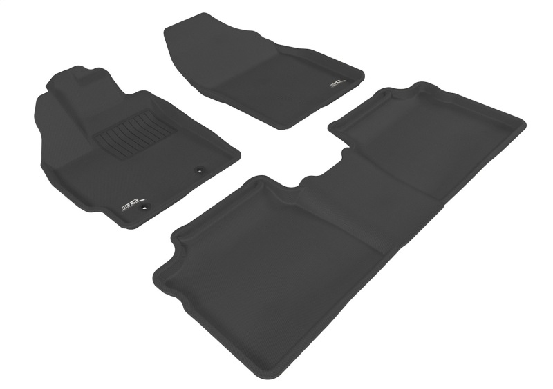 Picture of 3D MAXpider ACE Kagu-Combo-Black Floor Mats - L1TY09201509