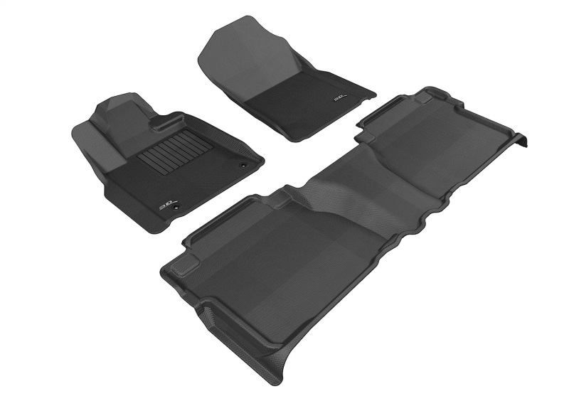 Picture of 3D MAXpider ACE Kagu-Combo-Black Floor Mats - L1TY14701509
