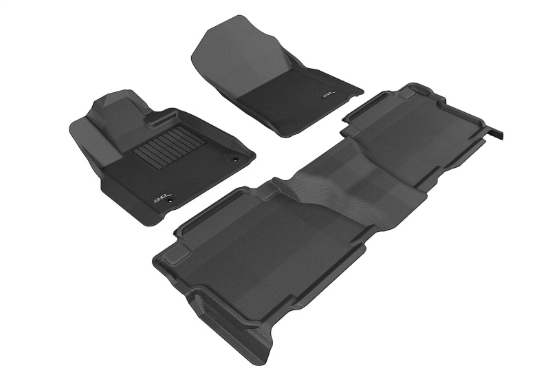 Picture of 3D MAXpider ACE Kagu-Combo-Black Floor Mats - L1TY14801509