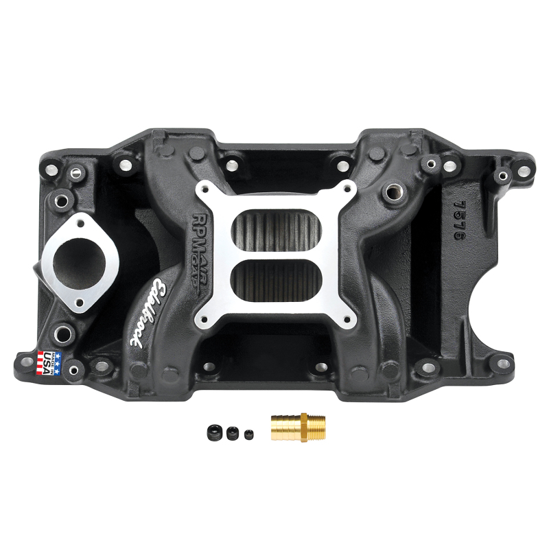 Picture of Edelbrock EDE RPM Air-Gap Intk Manifold Intake Manifolds - 75763