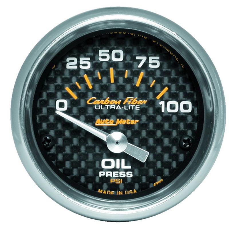 Picture of AutoMeter AM Carbon Fiber Gauges - 4727