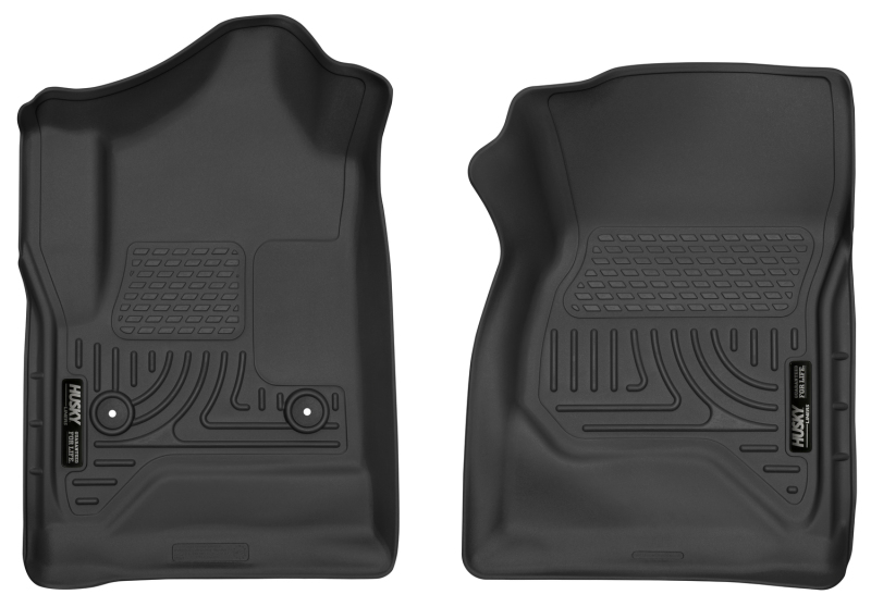 Picture of Husky Liners HL XAC-Front-Black Floor Mats - 52741