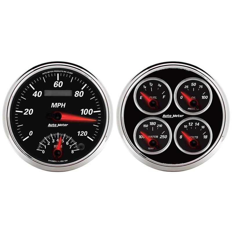 Picture of AutoMeter AM Designer Black Gauges II - 1204