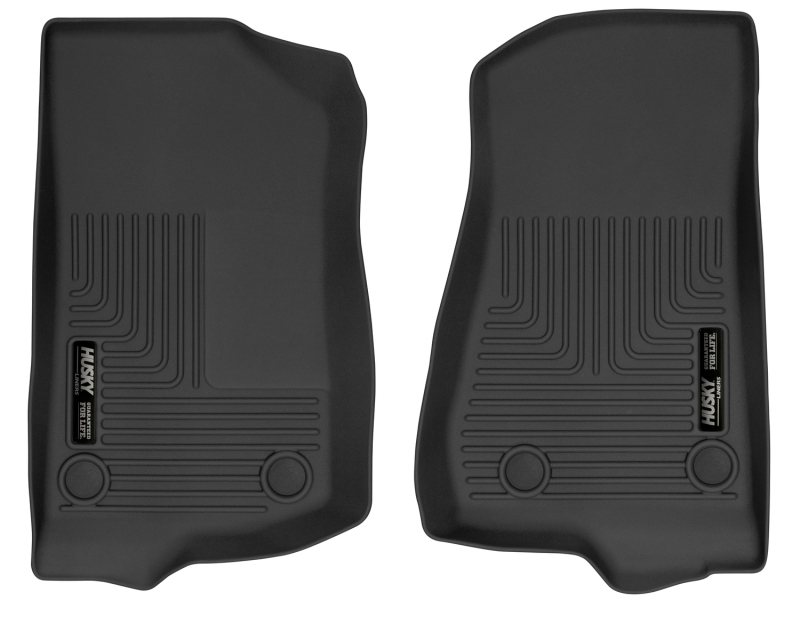 Picture of Husky Liners HL XAC-Front-Black Floor Mats - 54531