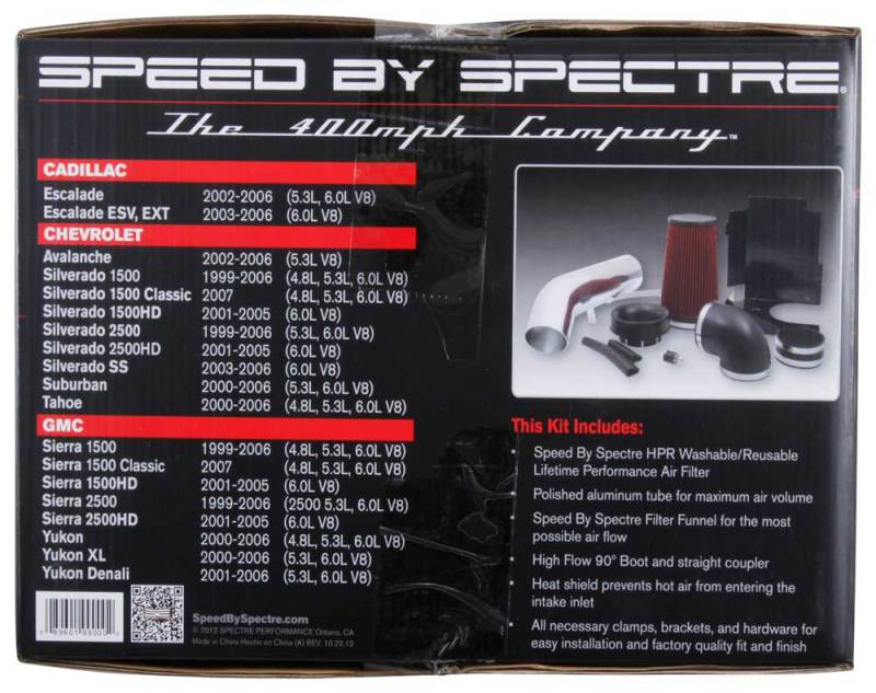 Picture of Spectre SPE Cold Air Intake Kits - 9900
