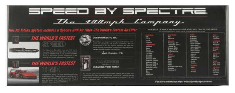 Picture of Spectre SPE Cold Air Intake Kits - 9935