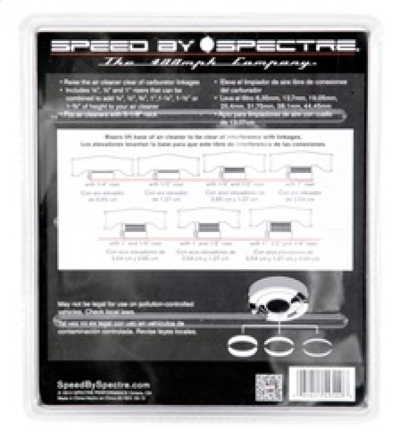 Picture of Spectre SPE Air Cleaner Accessories Air Intake Components - 4954