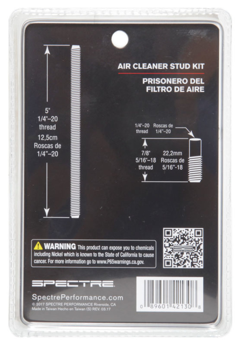 Picture of Spectre SPE Air Cleaner Accessories Air Intake Components - 4213