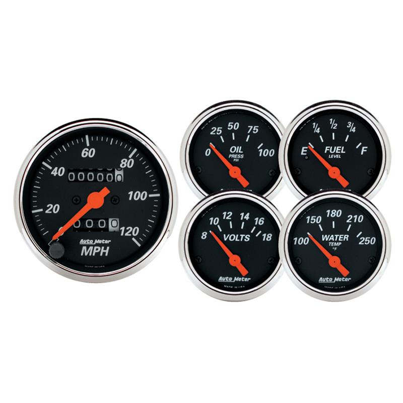 Picture of AutoMeter AM Designer Black Gauges - 1420