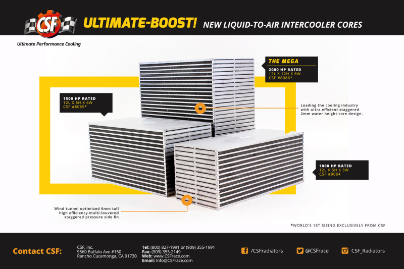 Picture of CSF Intercooler Cores - 8134
