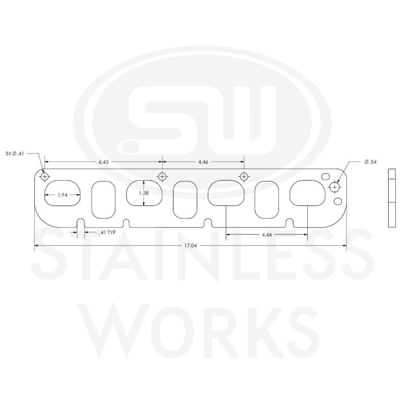 Picture of Stainless Works SSW Flange - HFJP61175