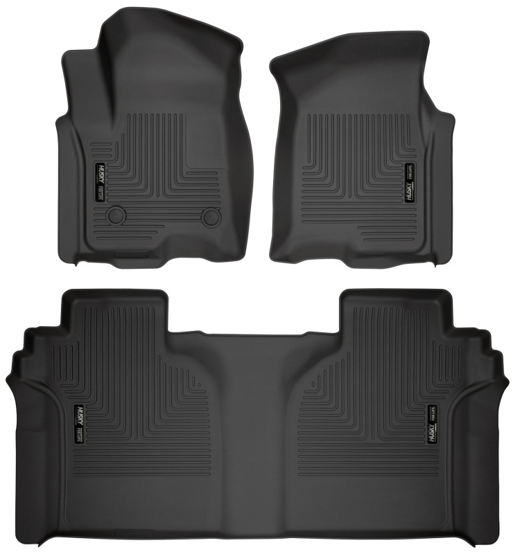 Picture of Husky Liners HL WB-Combo-Black Floor Mats - 94021