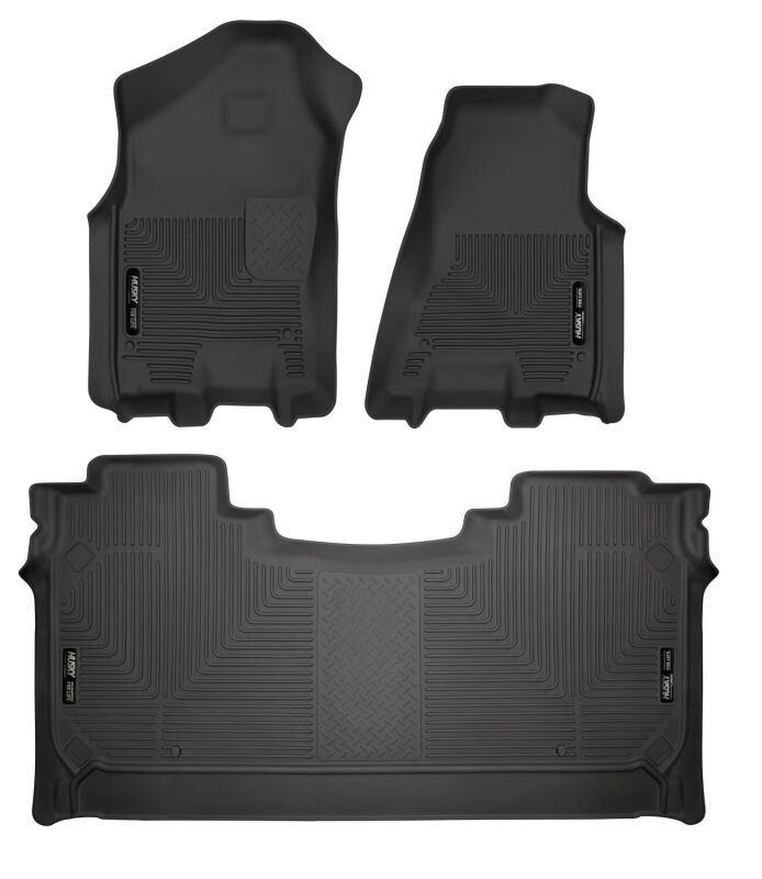 Picture of Husky Liners HL WB-Combo-Black Floor Mats - 94001