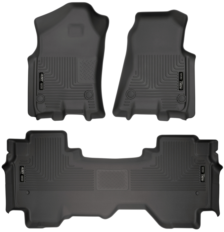 Picture of Husky Liners HL WB-Combo-Black Floor Mats - 94011