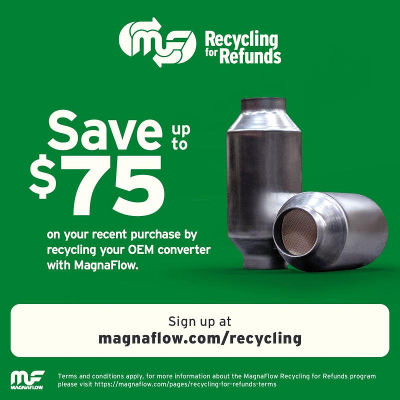 Picture of Magnaflow MAG Universal Converter Catalytic Converter Universal - 53003