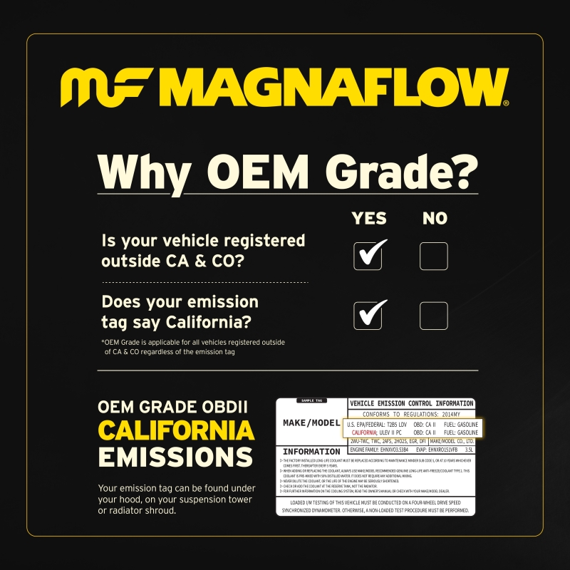 Picture of Magnaflow MAG Universal Converter Catalytic Converter Universal - 60020