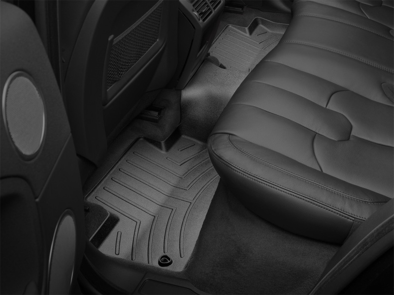 Picture of WeatherTech WT FloorLiner-Rear-Blk Floor Mats - 444043