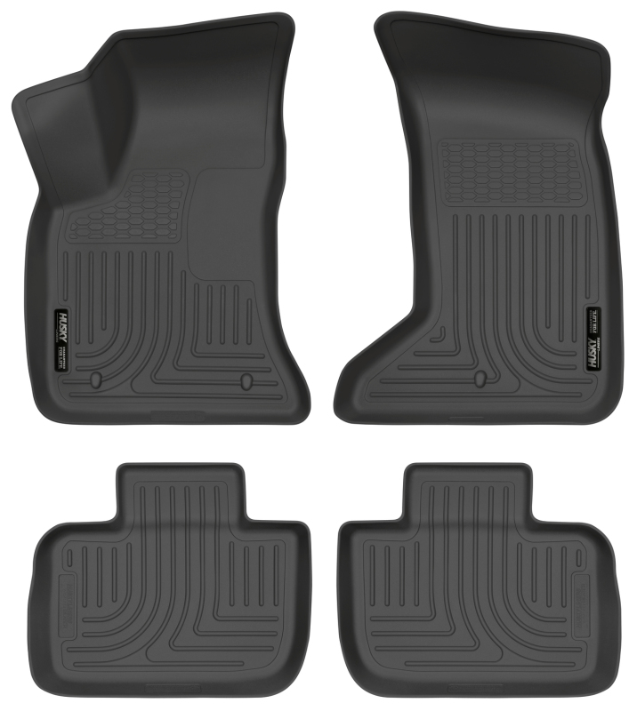 Picture of Husky Liners HL WB-Combo-Black Floor Mats - 98081