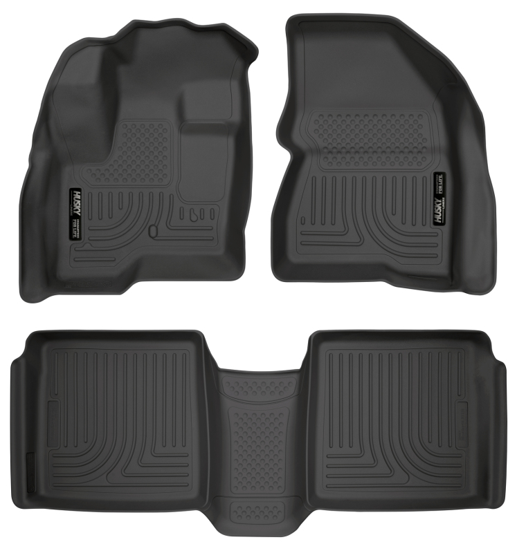 Picture of Husky Liners HL WB-Combo-Black Floor Mats - 98741